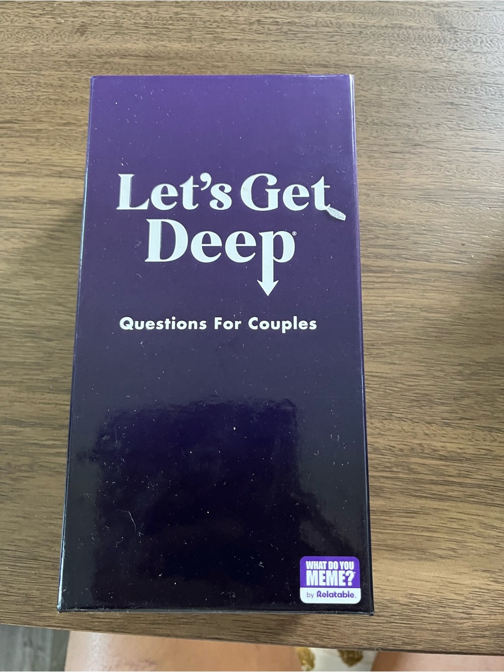 Let's Get Deep - Questions for Couples (What Do You Meme?)